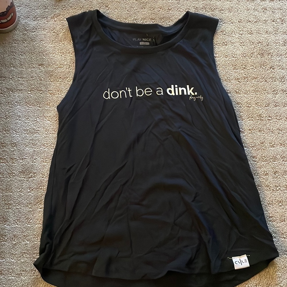 Don't be a dink pickleball tank